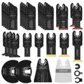 LEILUO 34 Pcs Titanium Oscillating Multi Tool Blades for Wood & Nails