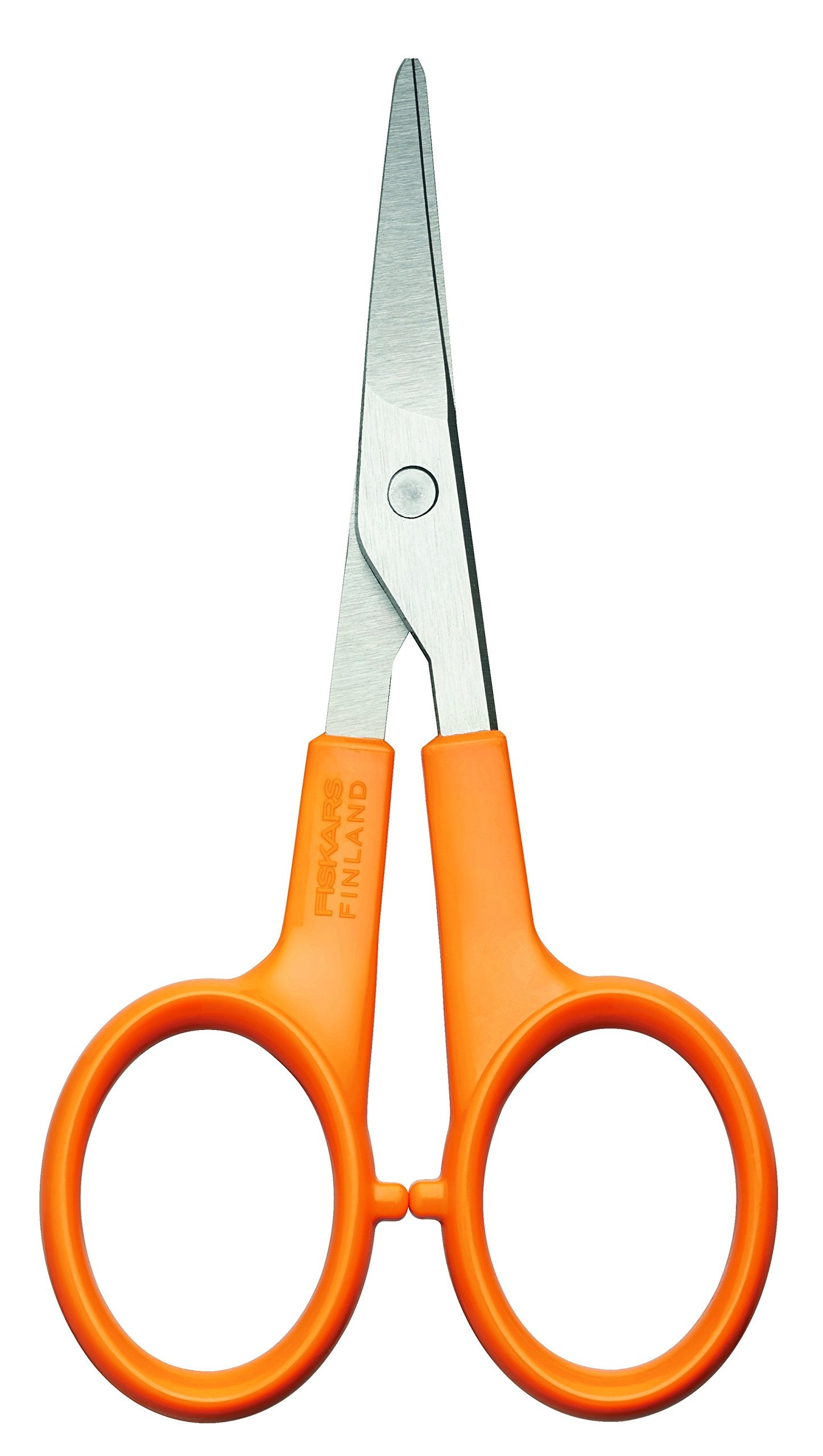 Fiskars Classic Manicure Scissors – 10cm Curved Stainless Steel, Orange