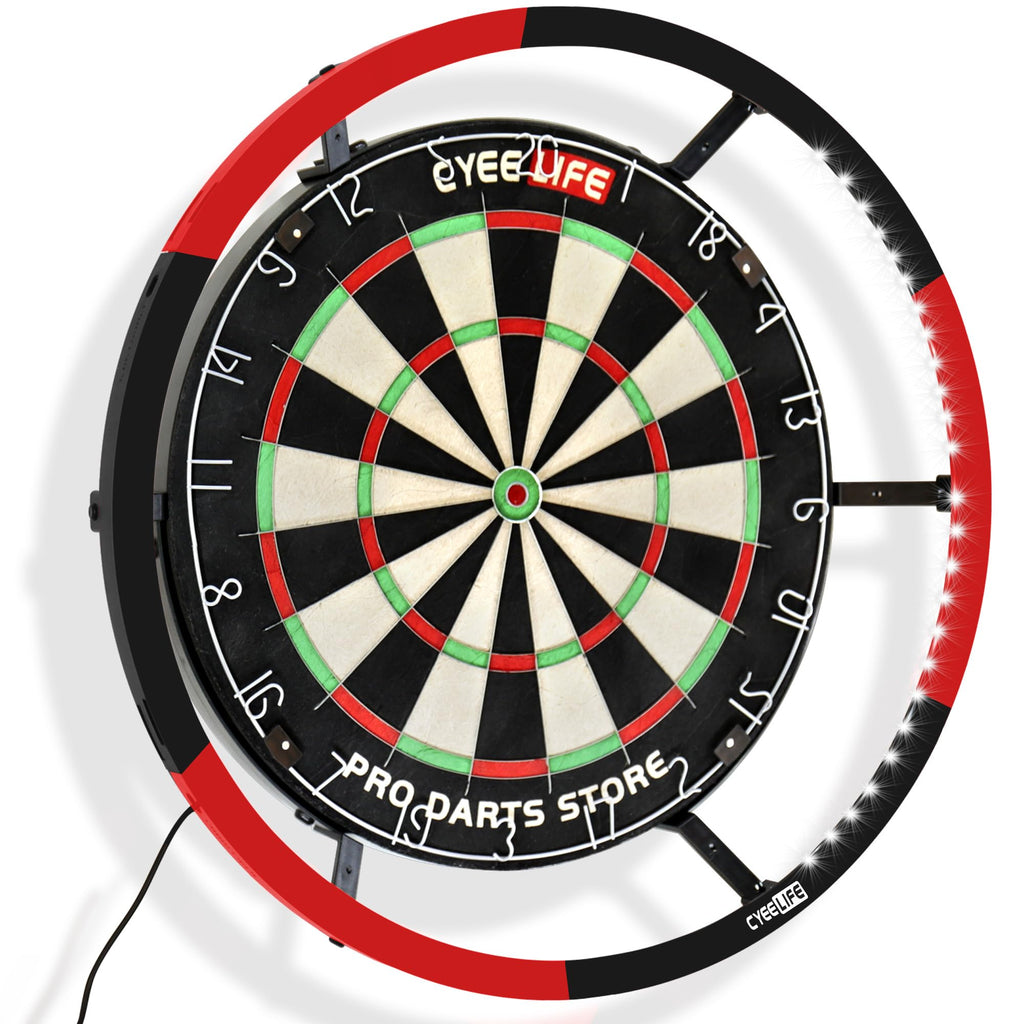 CyeeLife Dartboard Lighting System | 360 Degree 2-Color LED Light