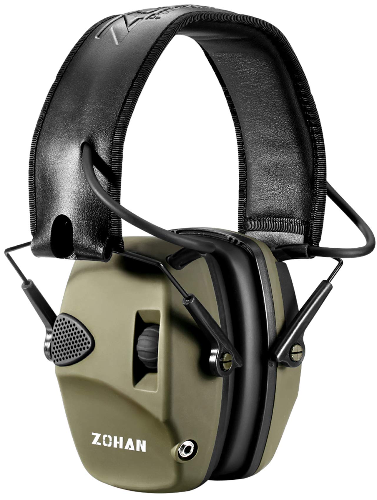 ZOHAN 054 Electronic Shooting Ear Defenders | Noise Reduction - Green