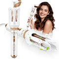 CkeyiN Pro Automatic Rotating Curling Iron – 28mm Ceramic Beach Wave Wand