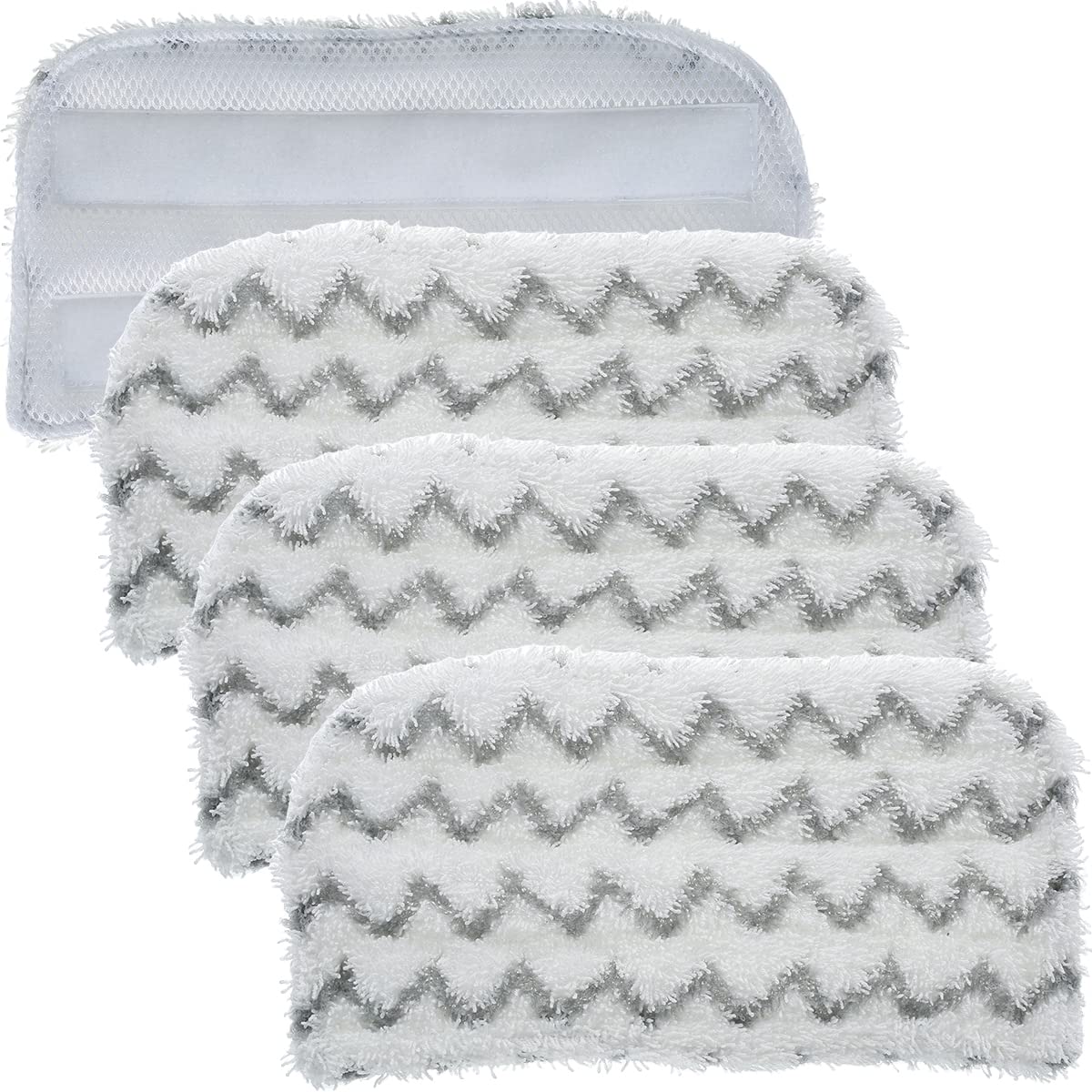 Shark Steam Mop Replacement Pads S1000 S1001C | 4-Pack Microfiber Refills