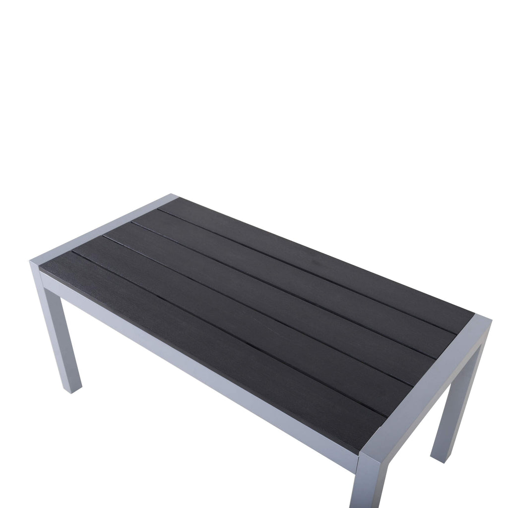 Chicreat Aluminium Garden Bench with Polywood Surface & Cushion