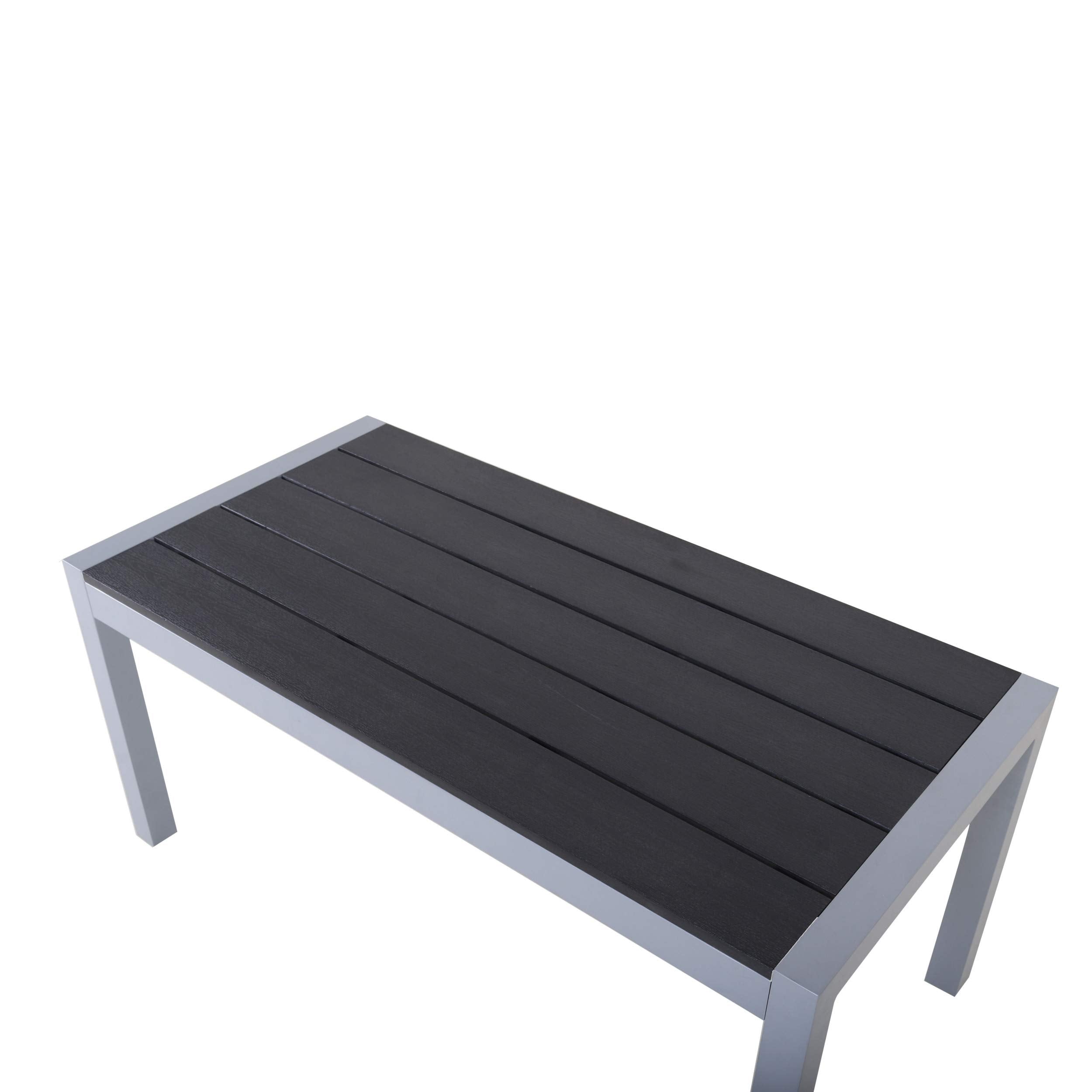 Chicreat Aluminium Garden Bench with Polywood Surface & Cushion