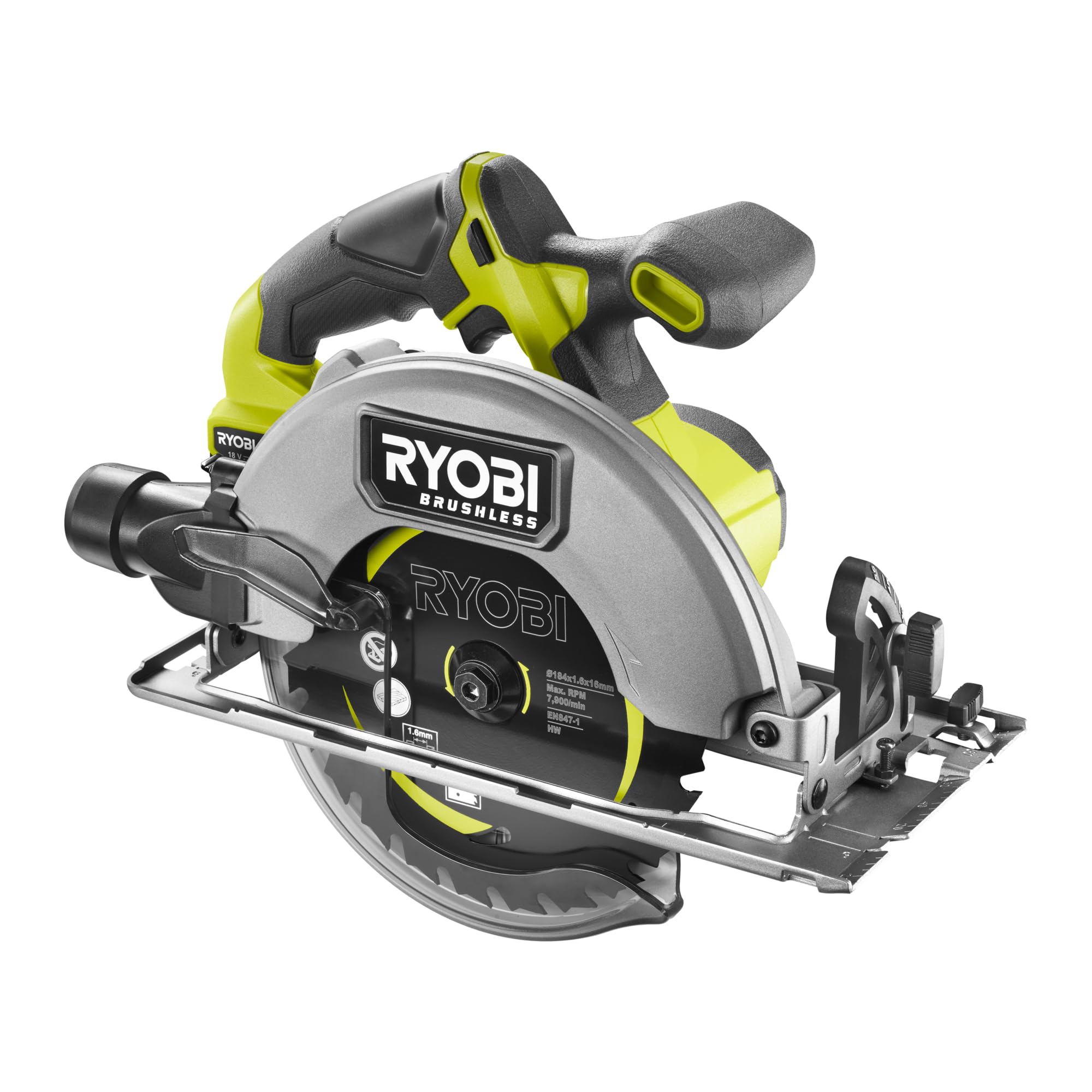 Ryobi 18V ONE+ Brushless Circular Saw 184mm Cordless - Bare Tool