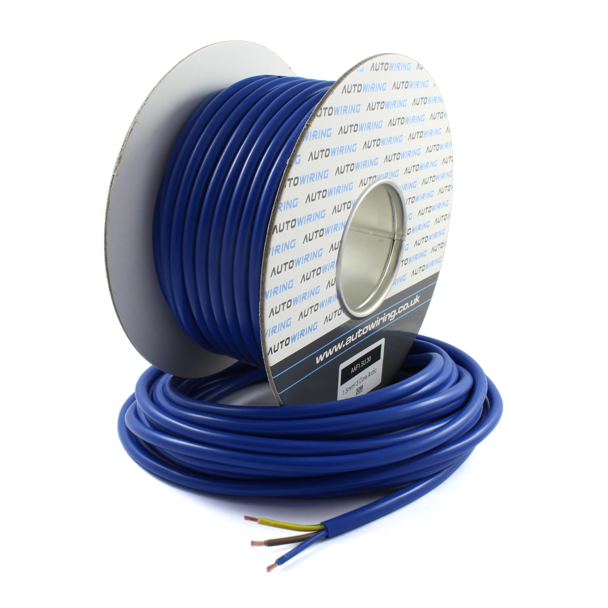 Arctic Grade Blue Flex 1.5mm 3 Core Heavy Duty Cable – 10m