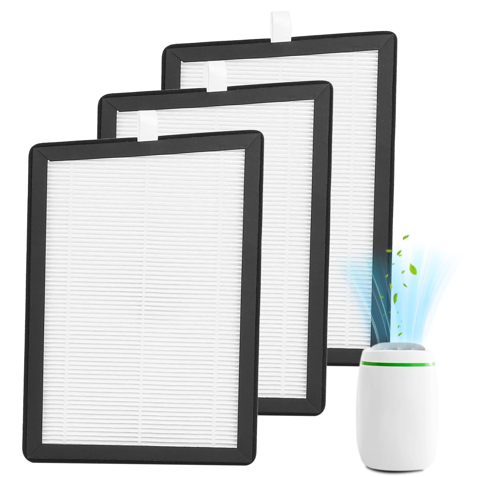 Gekufa HEPA Filter for Meaco 12L Low Energy Dehumidifier – 3 Pack