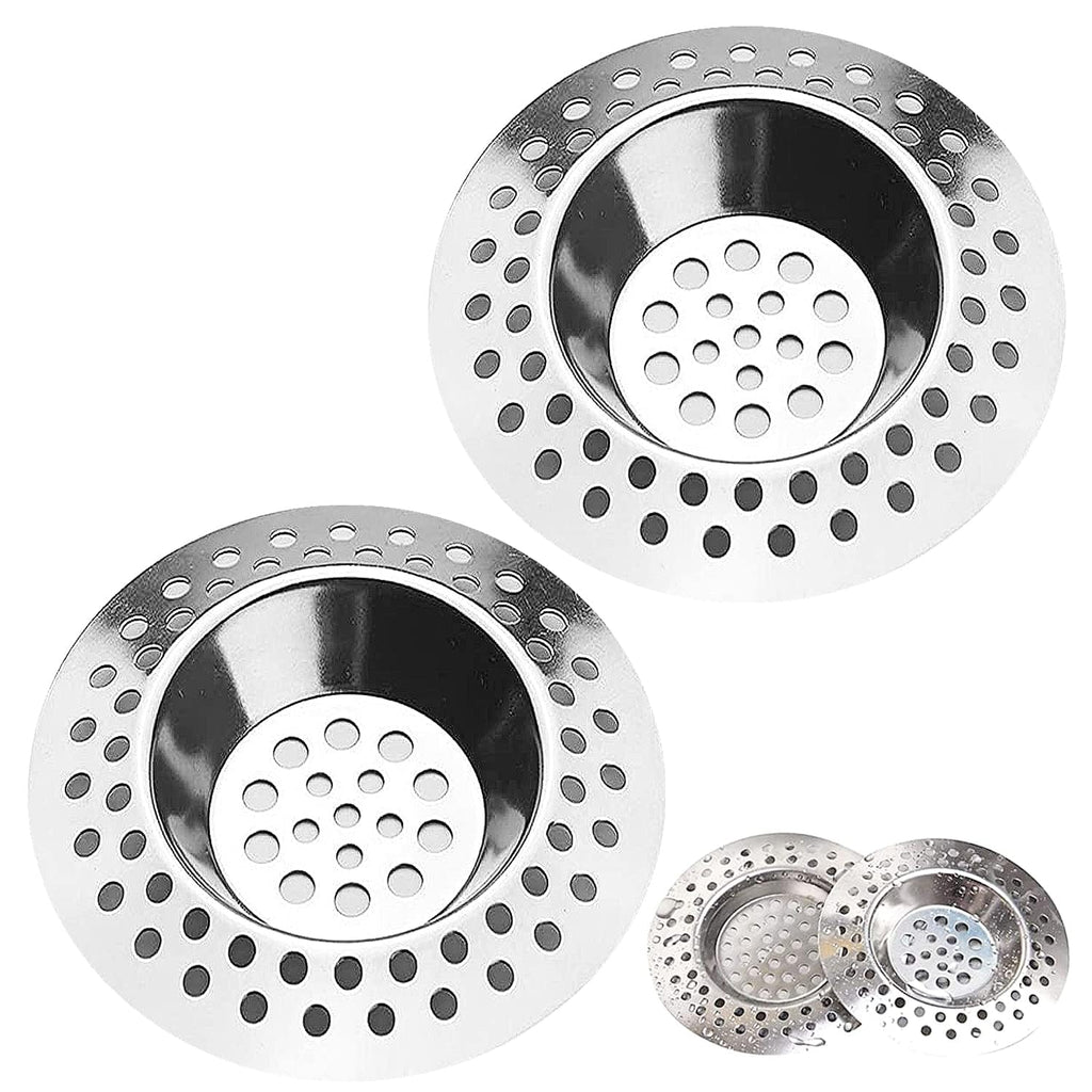 Tomario Stainless Steel Kitchen Sink Strainer Plug, Standard Strainer Drain Protector Hair/Food Catcher for Bathroom, Kitchen, Shower - image 1