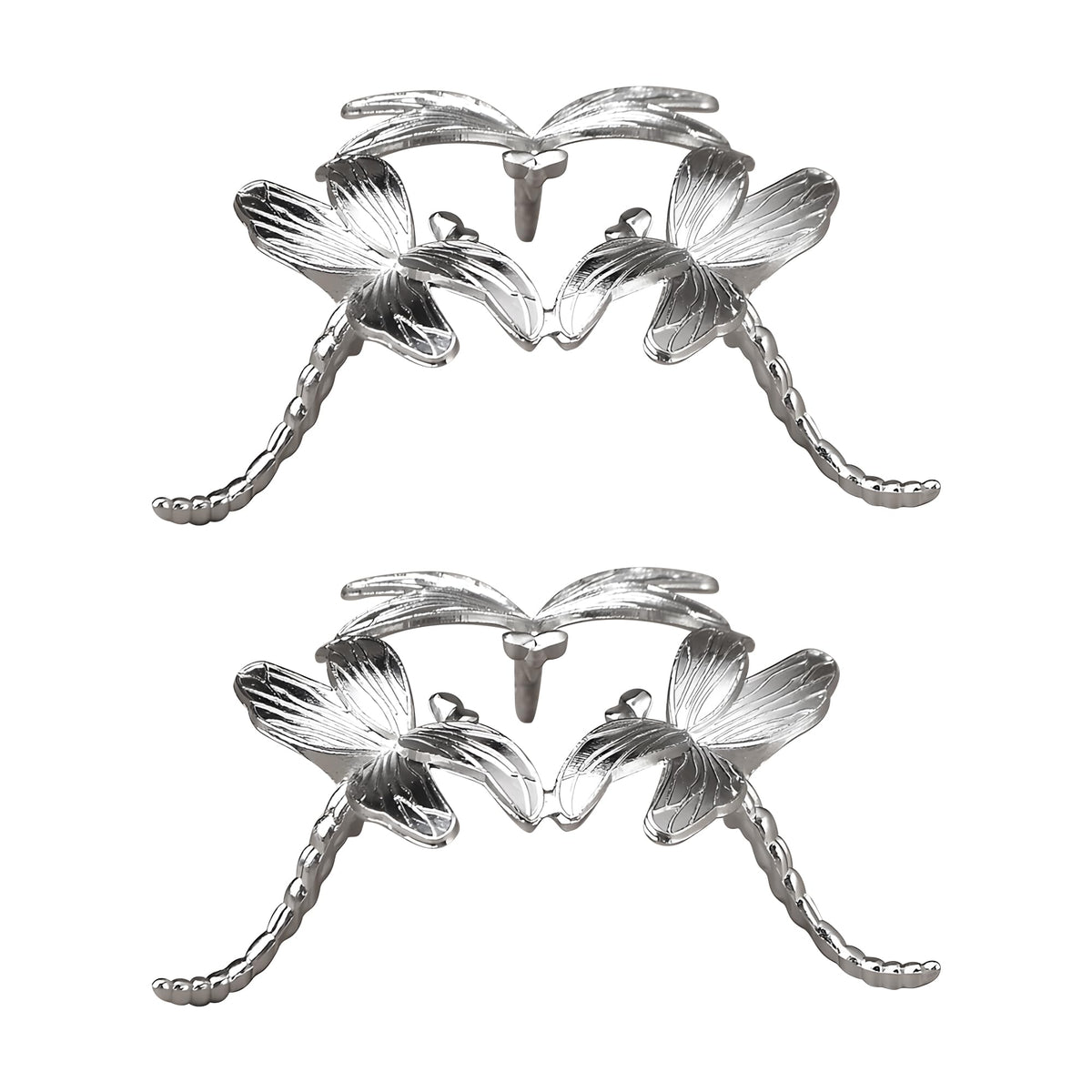 TUYOBG 2PCS Metal Crystal Ball Stand Silver, for Displaying Crystals - image 1