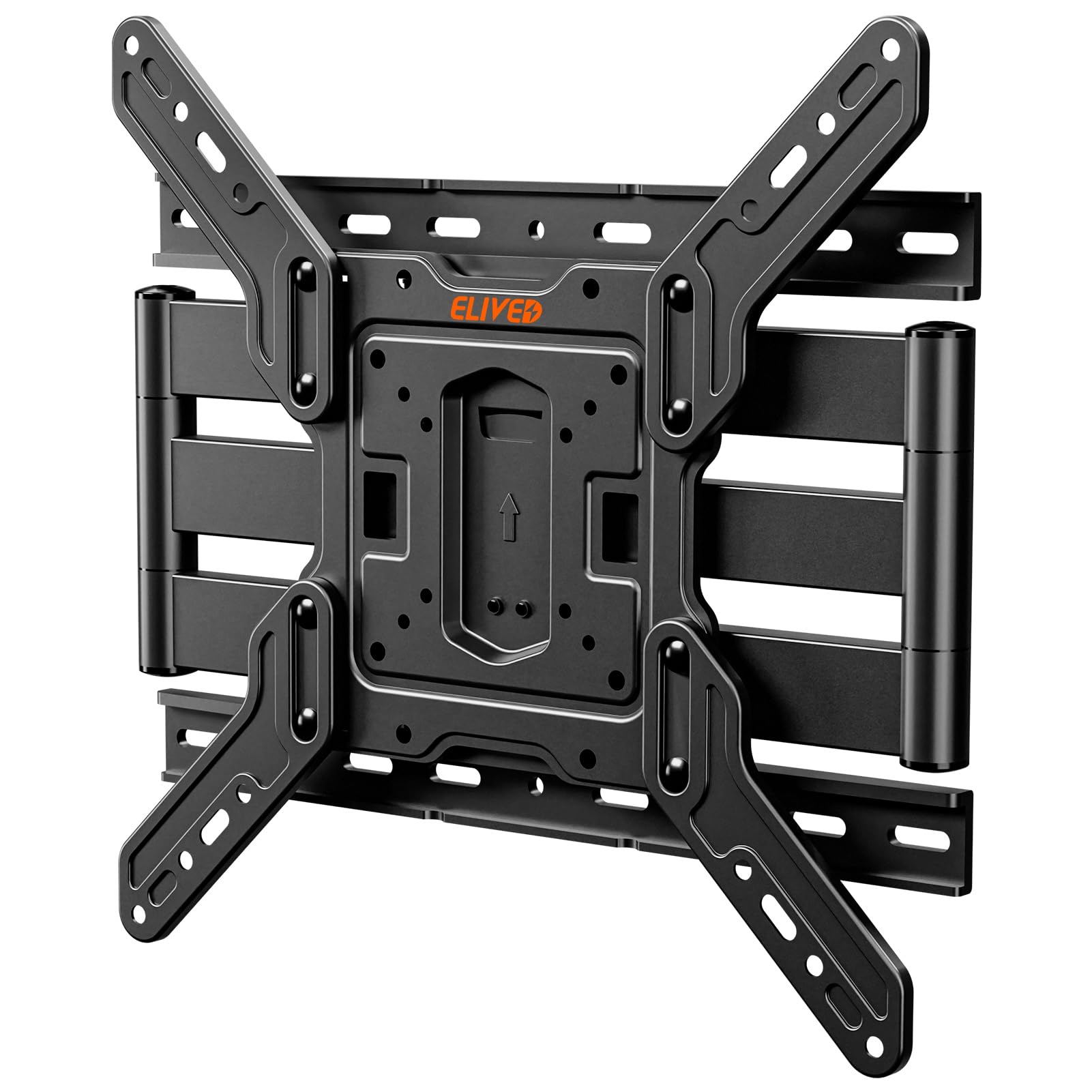 ELIVED Full Motion TV Wall Mount | 26-60 Inch Low Profile Swivel Bracket