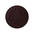 Nicoman Recycled Rubber Garden Stepping Stones - Leaf Design, Set of 4