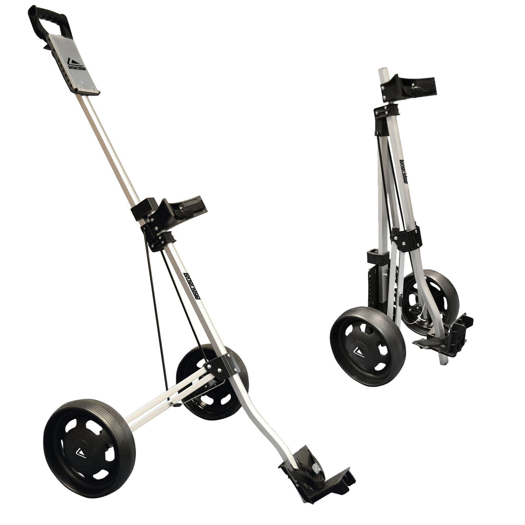 Longridge Alu Lite 2 Wheel Golf Trolley – Lightweight Silver Aluminum
