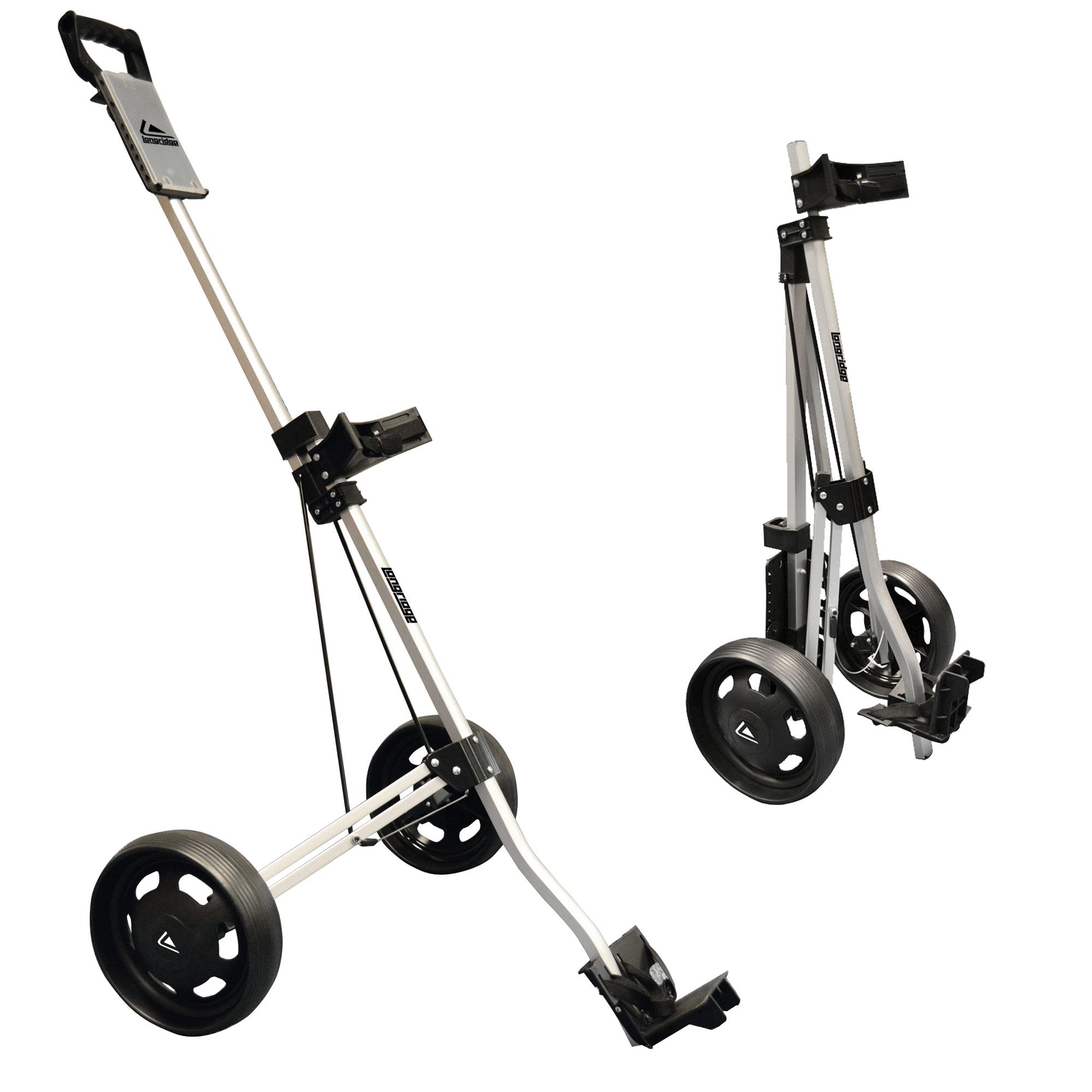 Longridge Alu Lite 2 Wheel Golf Trolley – Lightweight Silver Aluminum