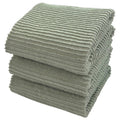 Cotton Kitchen Dish Towels – Sage Green Terry Cloth, 3 Pack