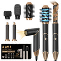 UKLISS 5-in-1 Hair Dryer Brush & Air Styler | Auto Curling Wand Set