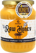 Q Honey - Pure Raw Unpasteurised Honey - 1kg Natural Sweetener