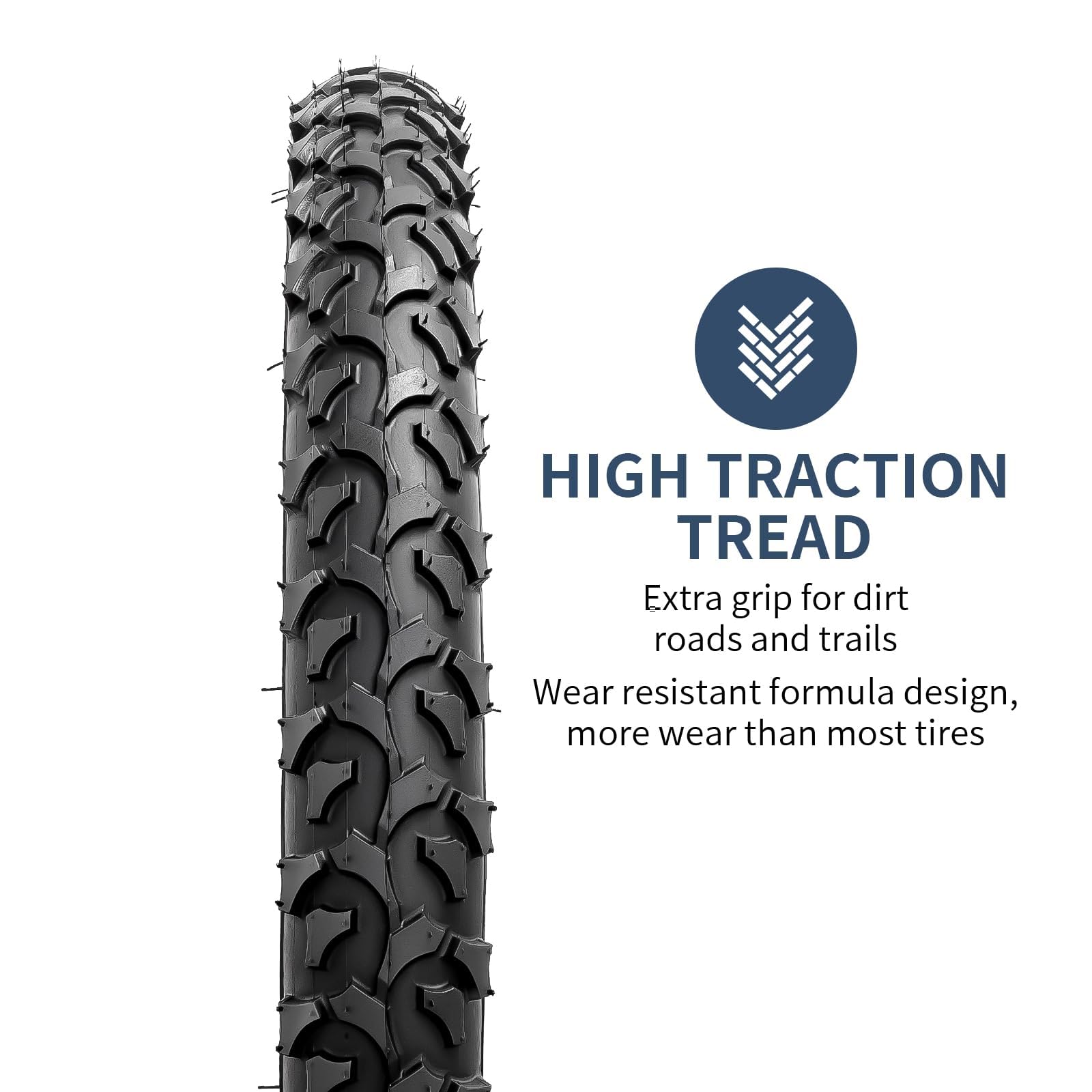 YunSCM 16x2.125 Foldable Bike Tyres and Inner Tubes Set | 2-Pack Kit