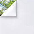 Lifetree White Blackout Window Film | 100% Light Blocking Static Cling