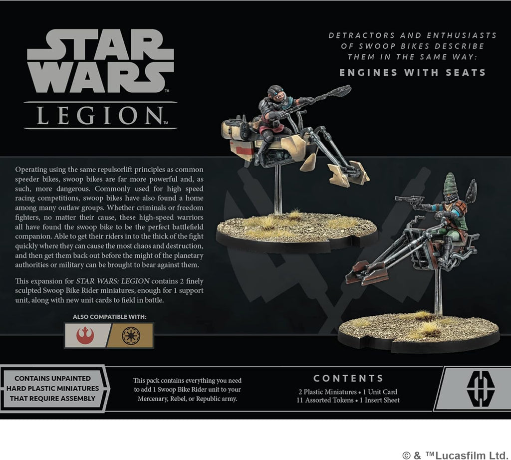 Star Wars Legion: Swoop Bike Riders Unit Expansion - Rebel Alliance
