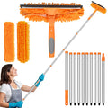 3.85m Window Squeegee Cleaning Kit – Extendable Long Handle Tool