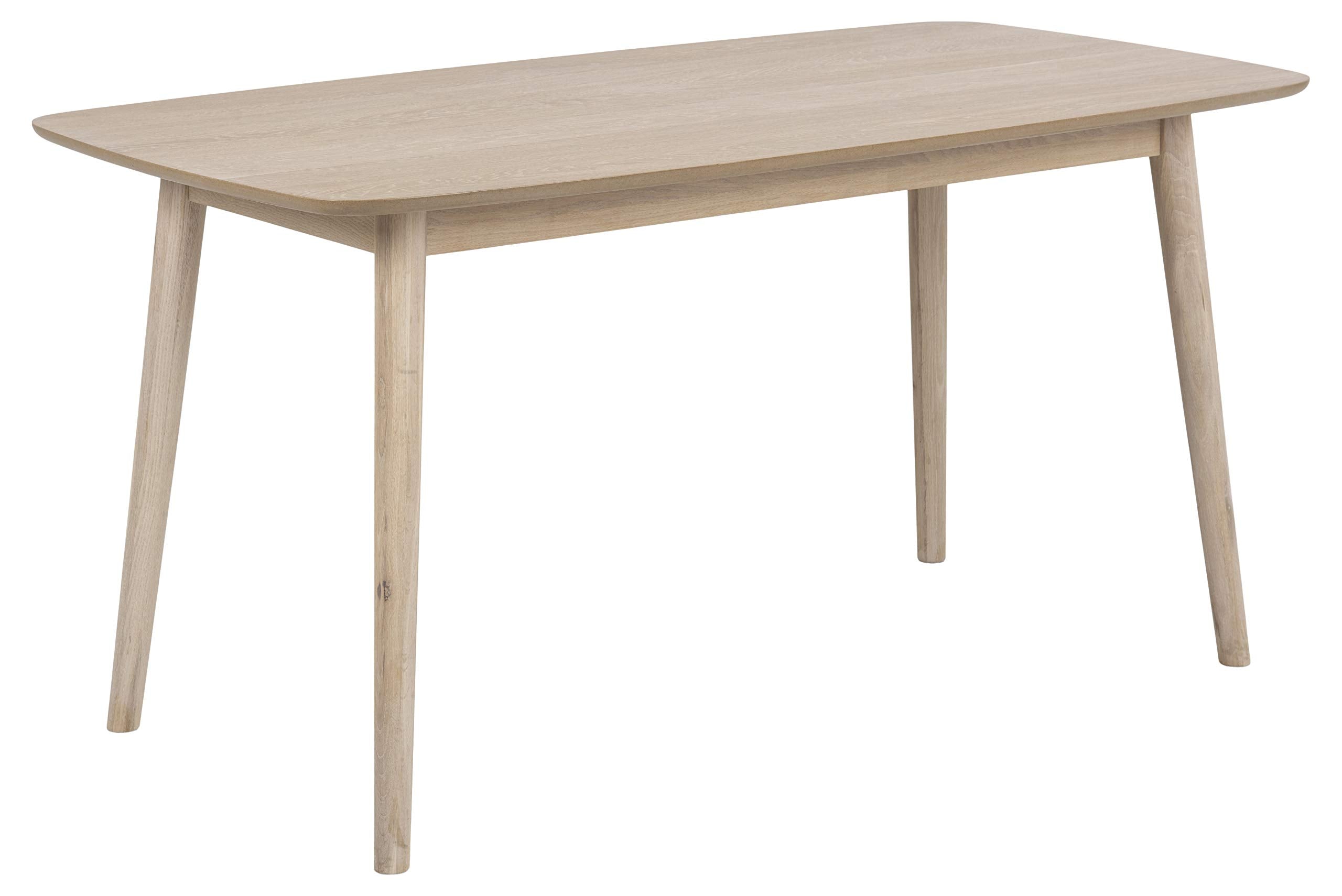 AC Design Furniture Marianne 4-Seater Oak Dining Table – White