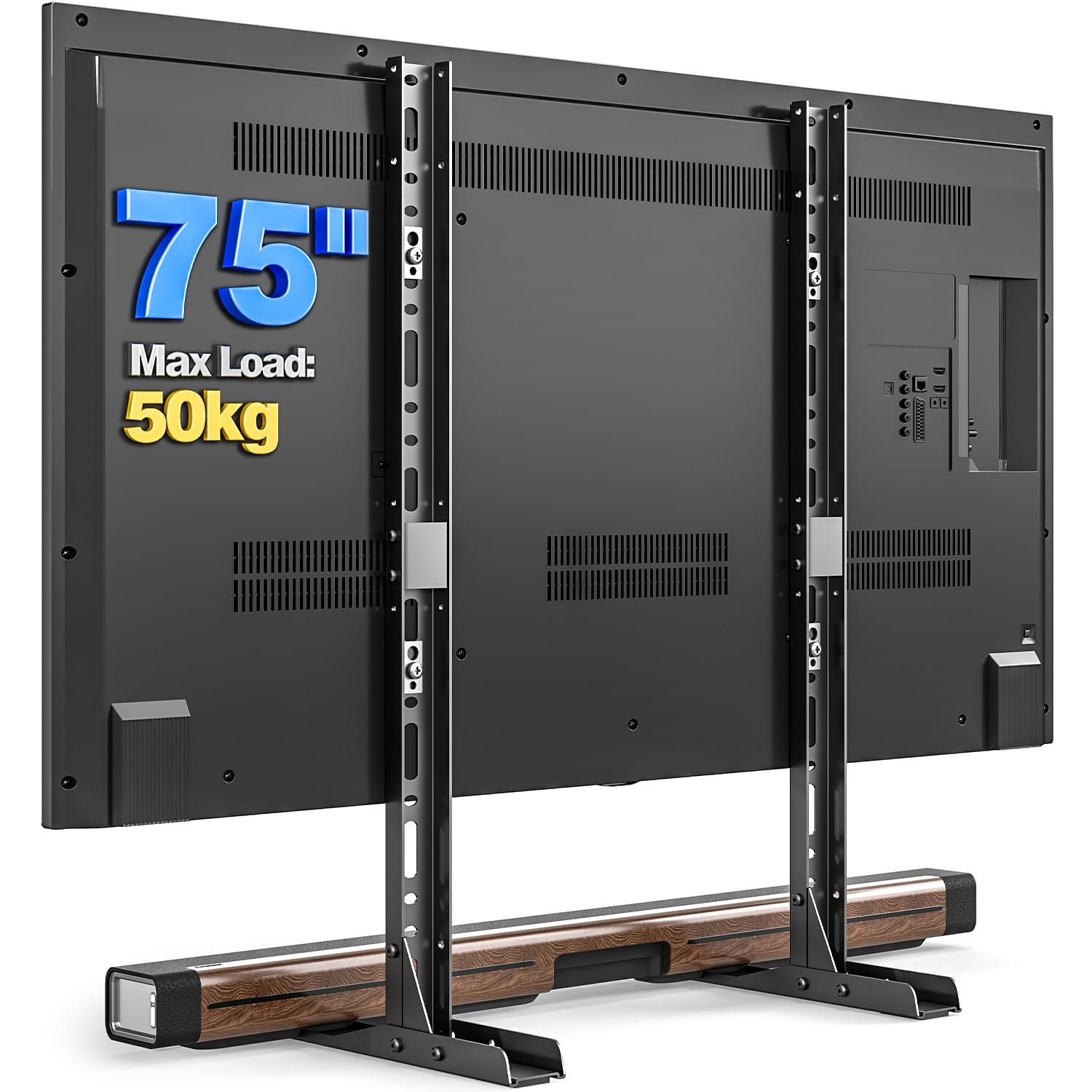 TVON Universal Table Top TV Stand Legs for 20-75 Inch Screens, 50kg