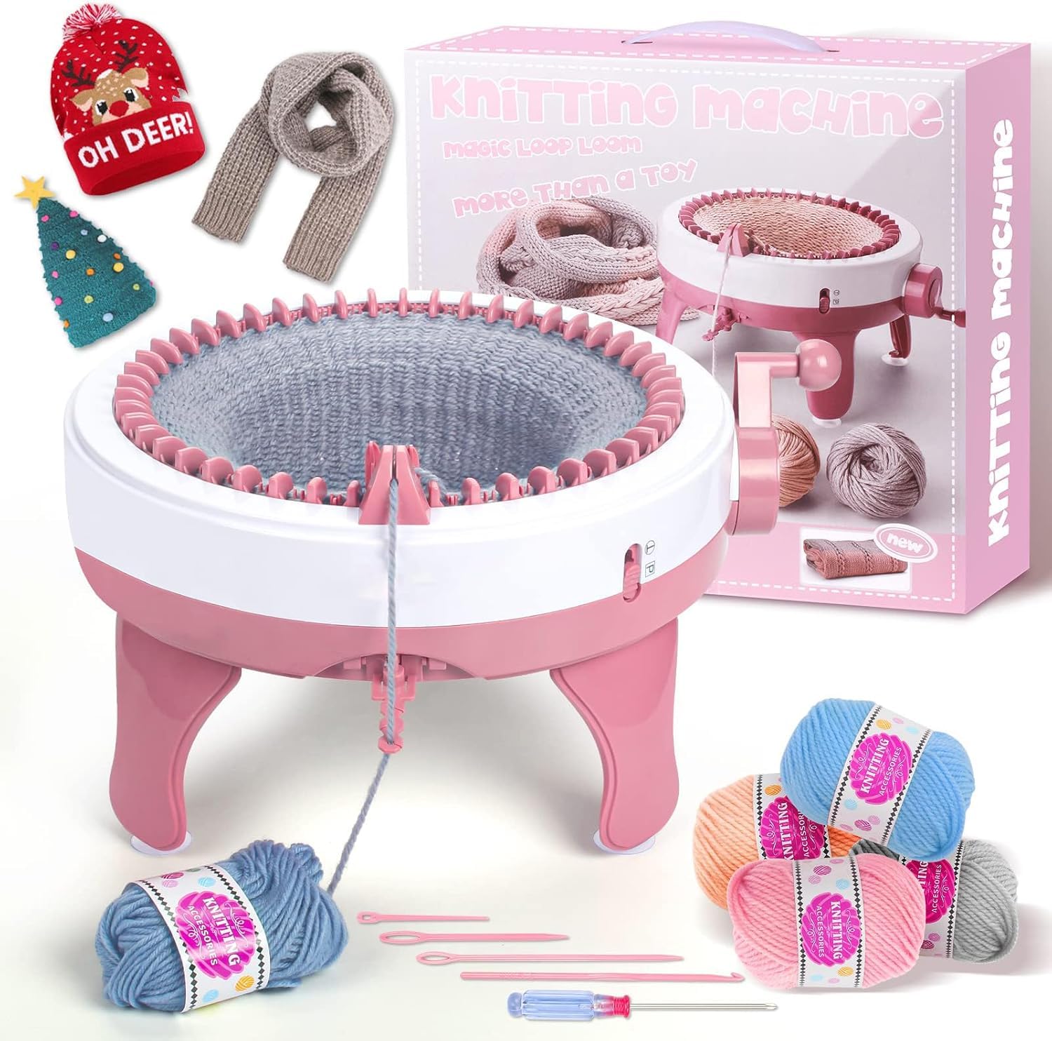 Jolof Store 40 Needles Knitting Machine | Smart Weaving Loom Kit