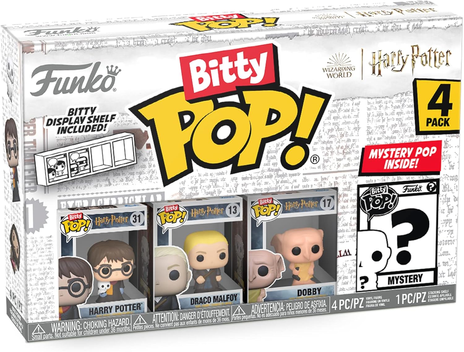 Funko Bitty Pop! Harry Potter Series 1 - 4-Pack Vinyl Figures