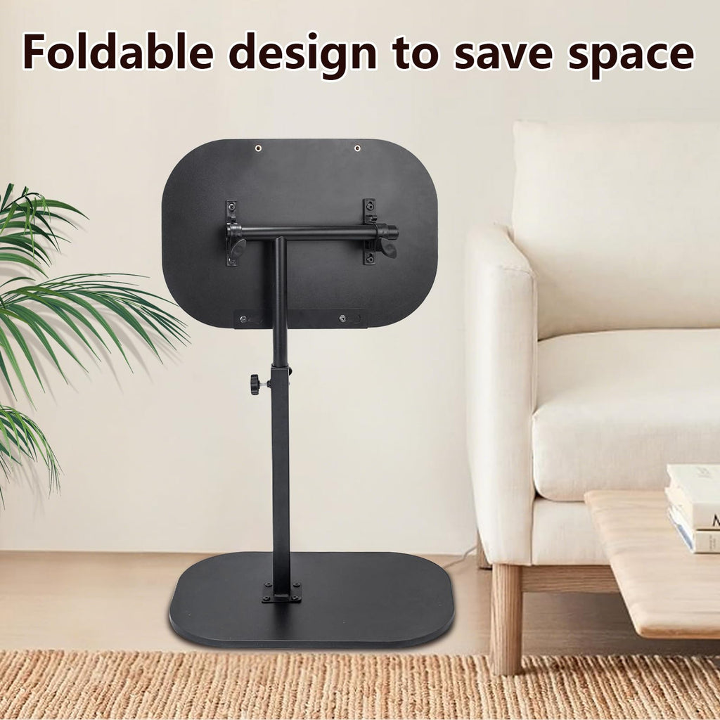 YYW Side Table TV Tray For Couch, Height Adjustable C Shaped Table - image 4