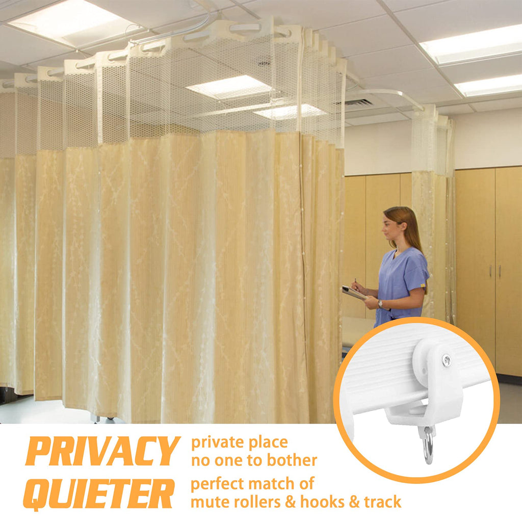 Jolof Store 7m Flexible Ceiling Curtain Track - Bendable Room Divider Rail