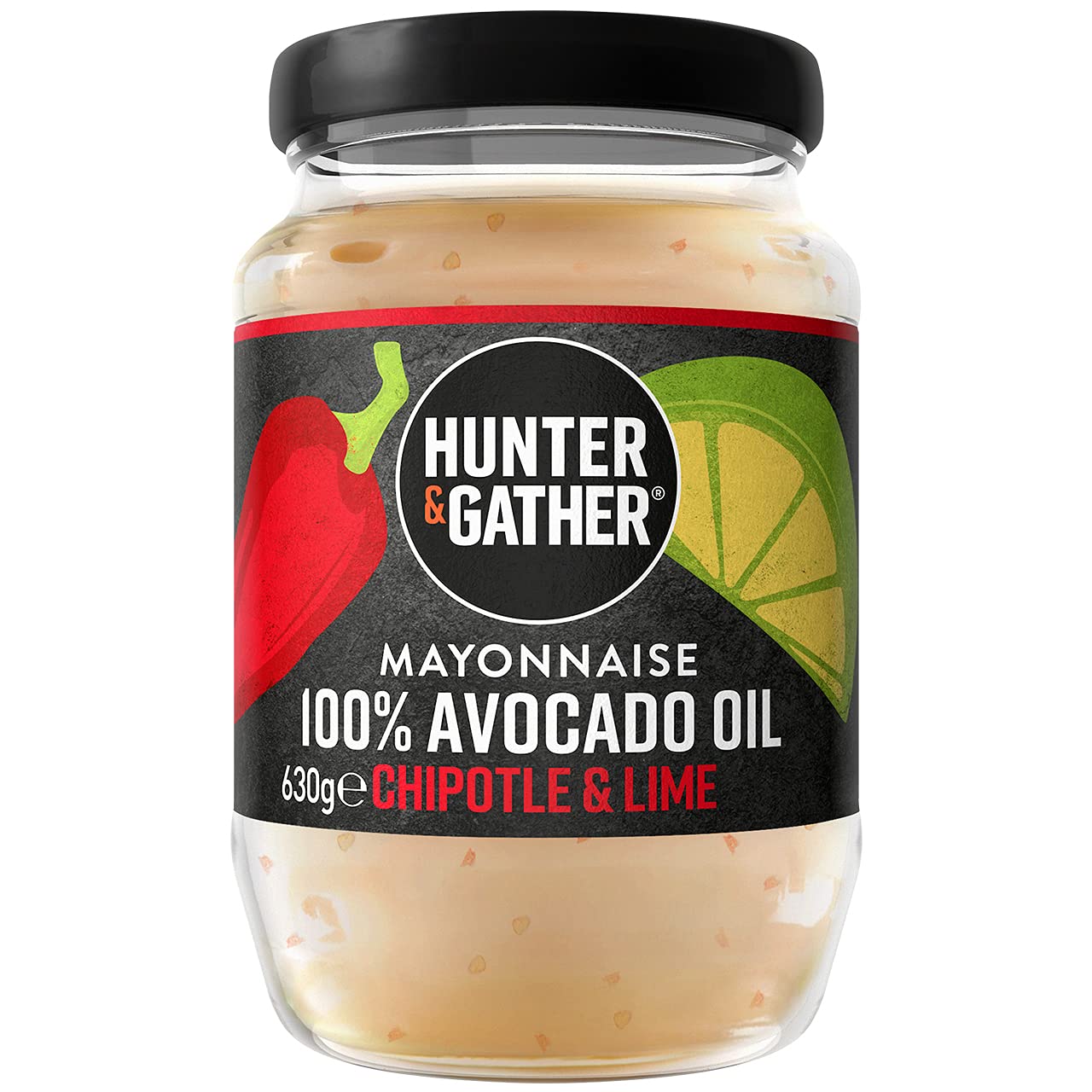 Hunter & Gather Chipotle & Lime Avocado Oil Mayonnaise - 630g