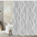 Tennove Geometric Shower Curtain | 240x200cm Waterproof Polyester