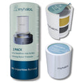 MyHalos Fixed Shower Filter Replacement Cartridge for Hard Water – 2 Pack