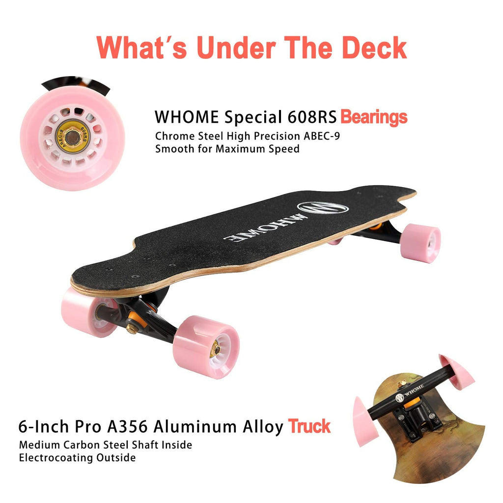 WHOME Pro 31" Small Longboard Cruising Skateboard with T-Tool – Deer Bird