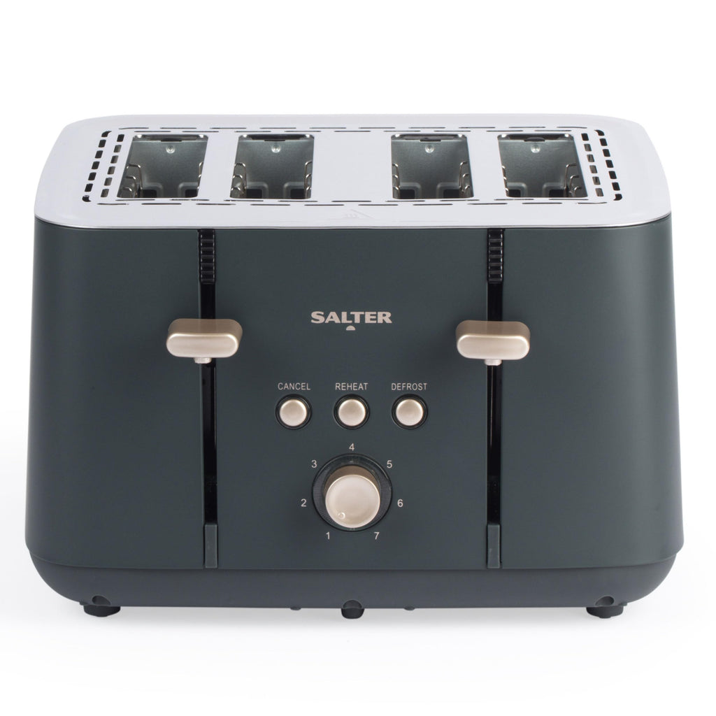 Salter Marino 4-Slice Toaster | 7 Browning Levels | Blue Grey