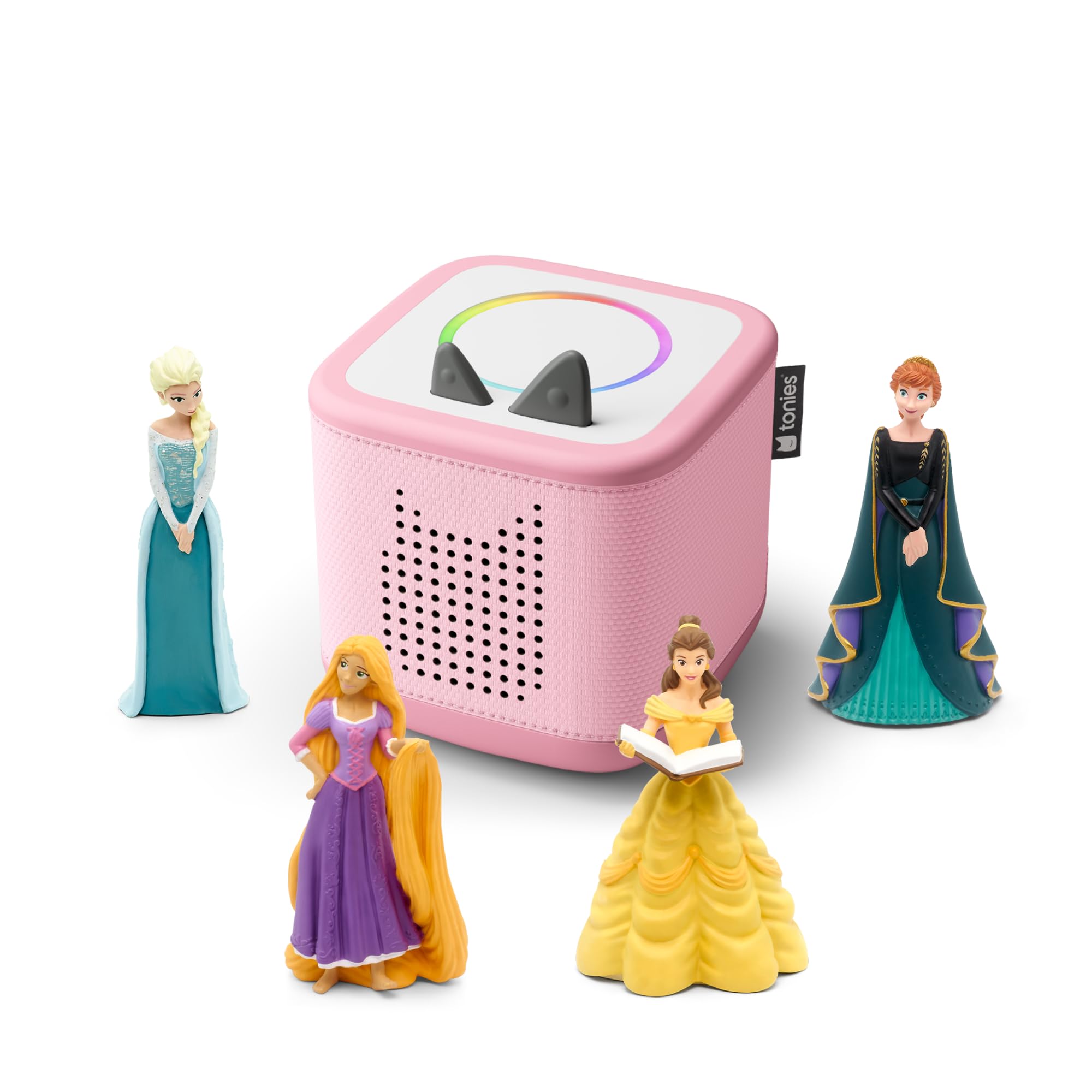 tonies Toniebox 2 Audio Player Bundle with 4 Disney Tonies – Cloud Pink