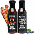 Elijah's Xtreme BBQ Sauce Bundle – Beer Bacon Maple & Bourbon Blueberry