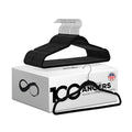 SereneLife Velvet Hangers – 100 Pack Non-Slip Space-Saving Coat Hangers