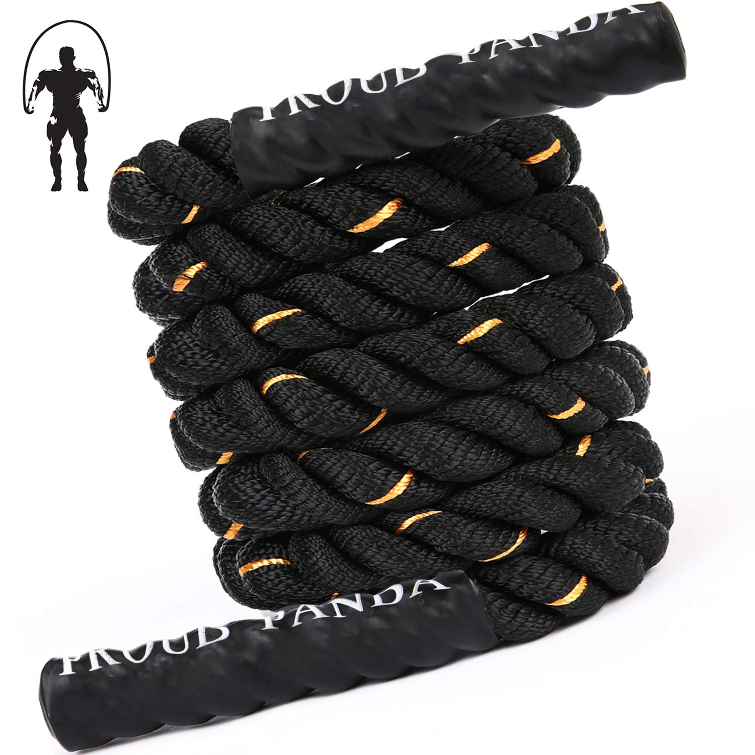 Weighted Jump Rope – 5LB Heavy Battle Rope for Power Training