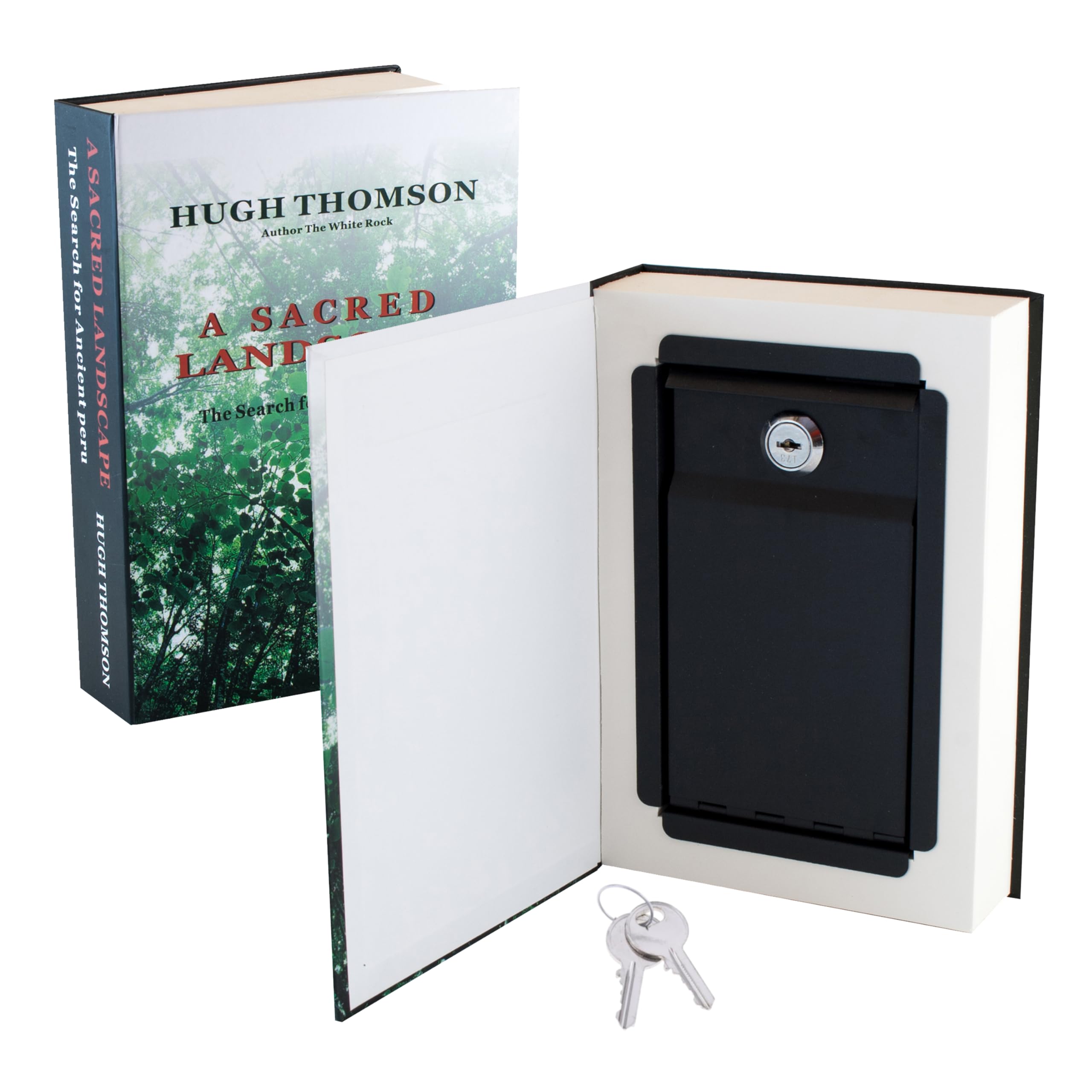 RED5 Real Book Safe – Secret Diversion Locker with Barrel Key & 2 Keys