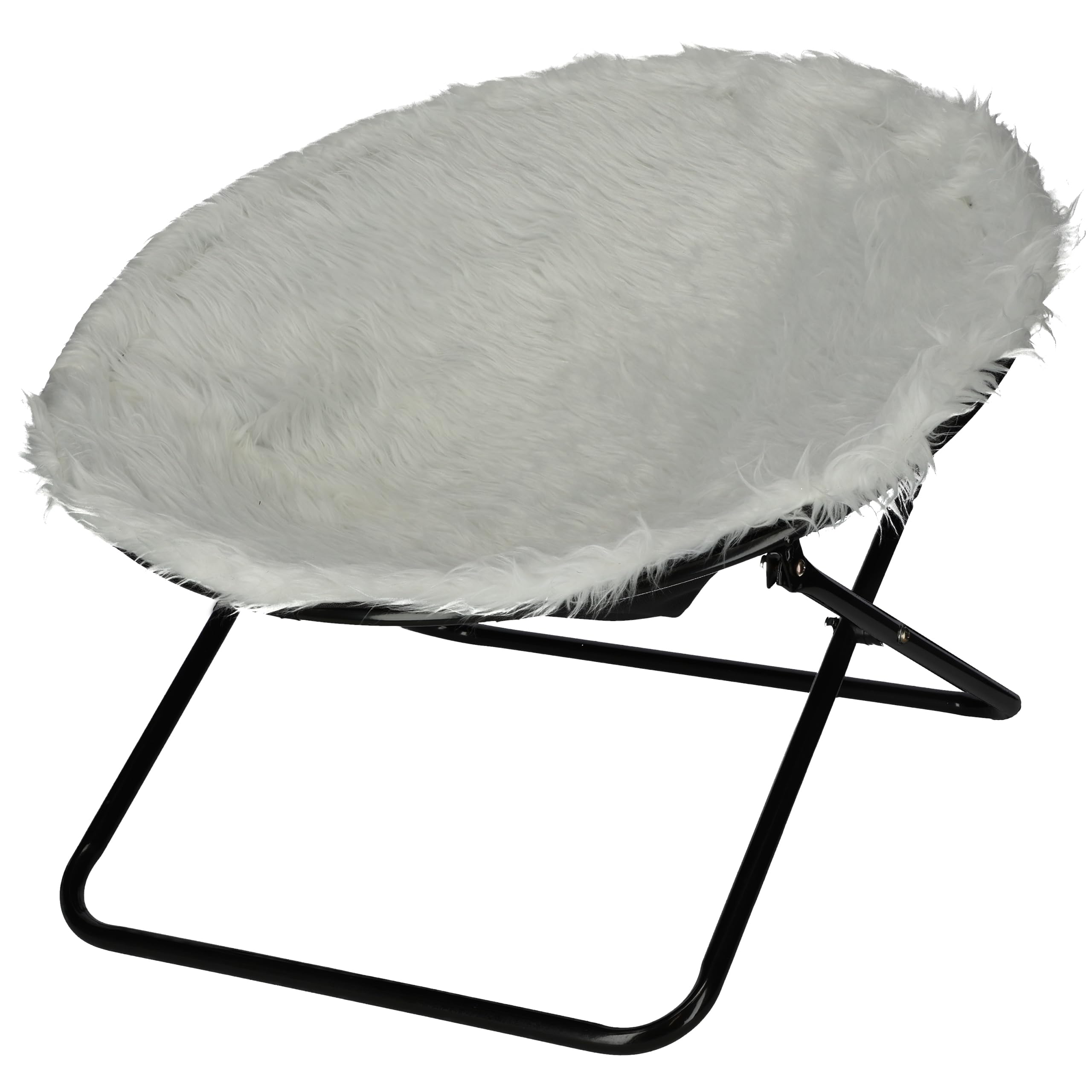 Kerbl Sharon Sleeping Nest – White Plush Pet Bed with Metal Frame