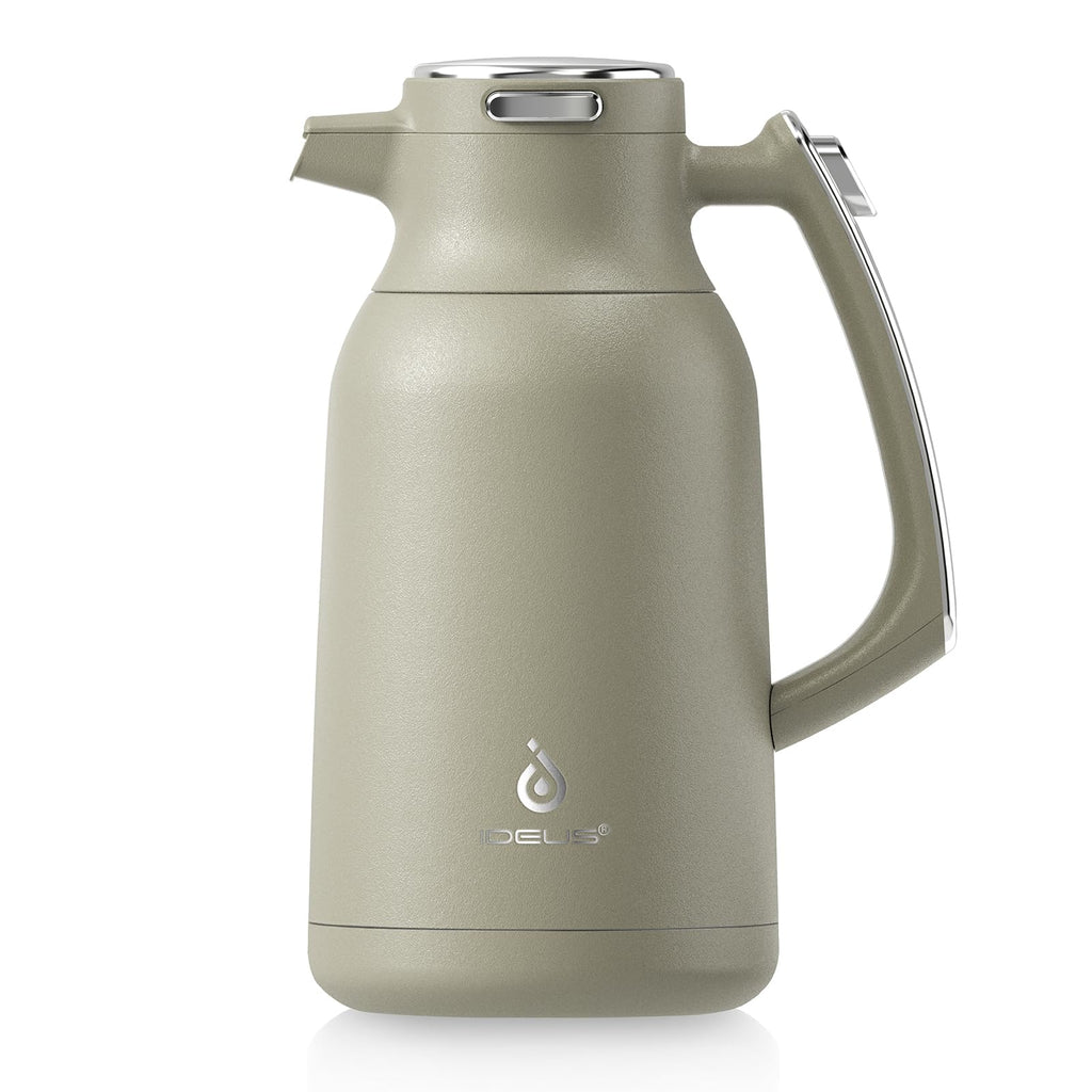 IDEUS 68oz Vacuum Insulated Coffee Carafe – Stainless Steel Thermal Pot