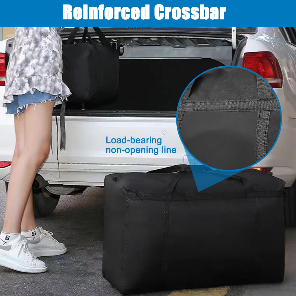 IETWATE 2PCS Large Storage Bags with Zips, 180L Moving Bags Extra Large Strong, Waterproof Clothes Storage Bag - image 4