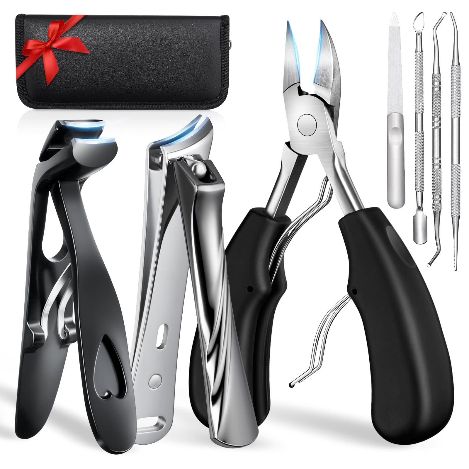 Jolof Store 7-Piece Toenail Clippers Set for Thick Nails – Stainless Steel