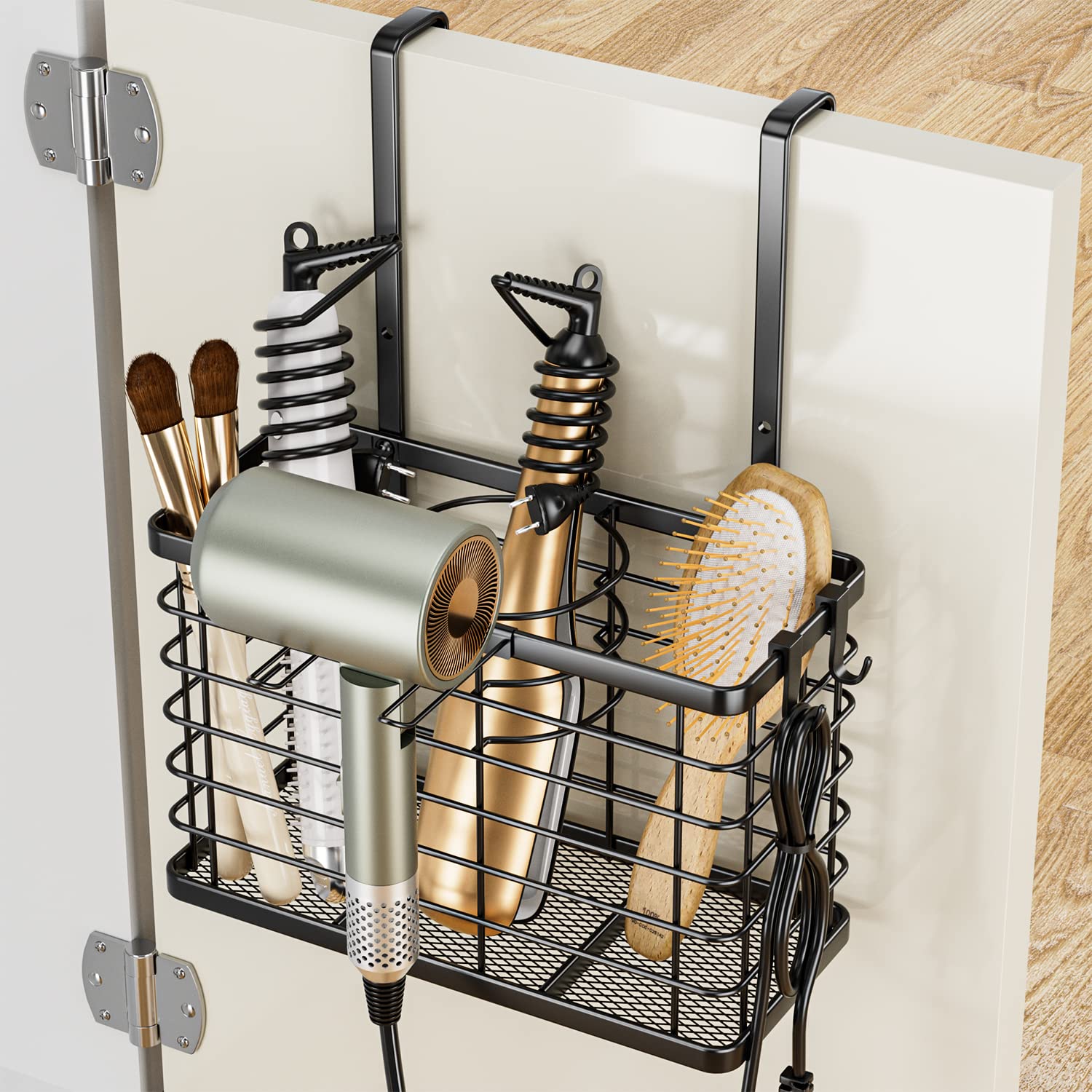 OVICAR 3-in-1 Hair Dryer Holder | Adjustable Wall Mount Tool Organizer