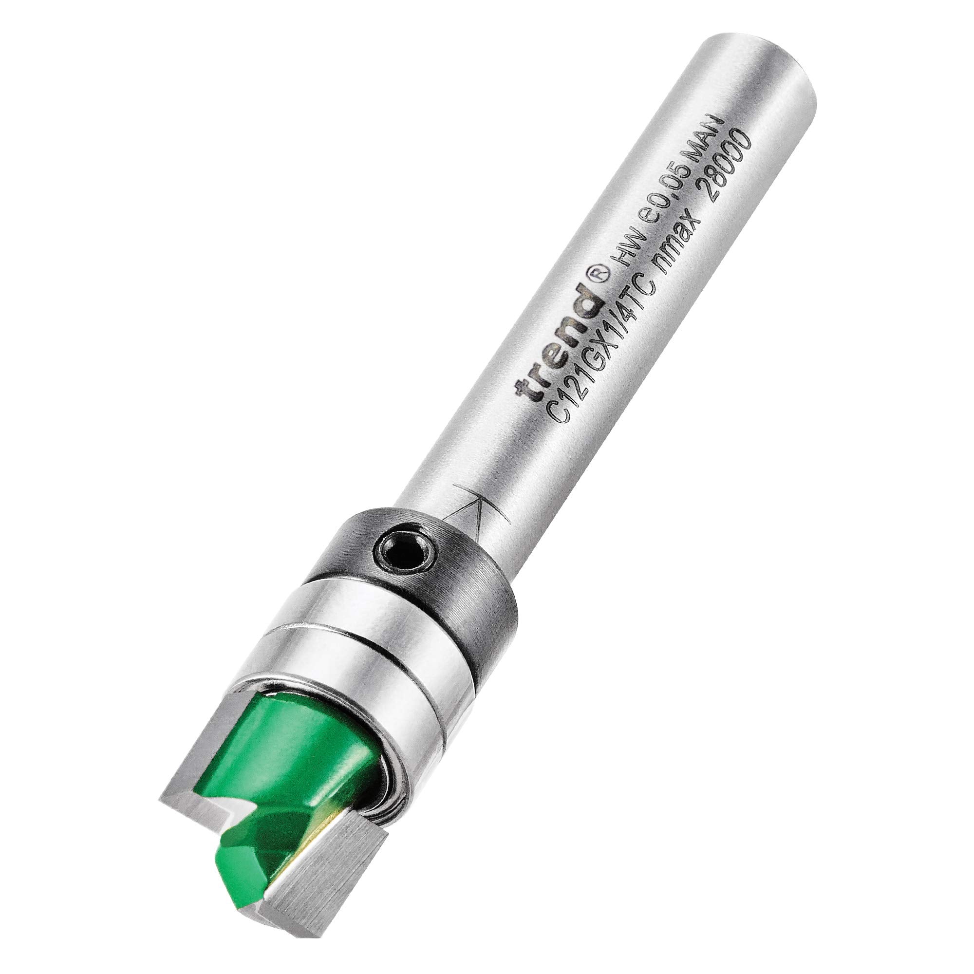 Trend CraftPro Guided Profiler Router Bit | 1/4" Shank | 9.5mm Diameter