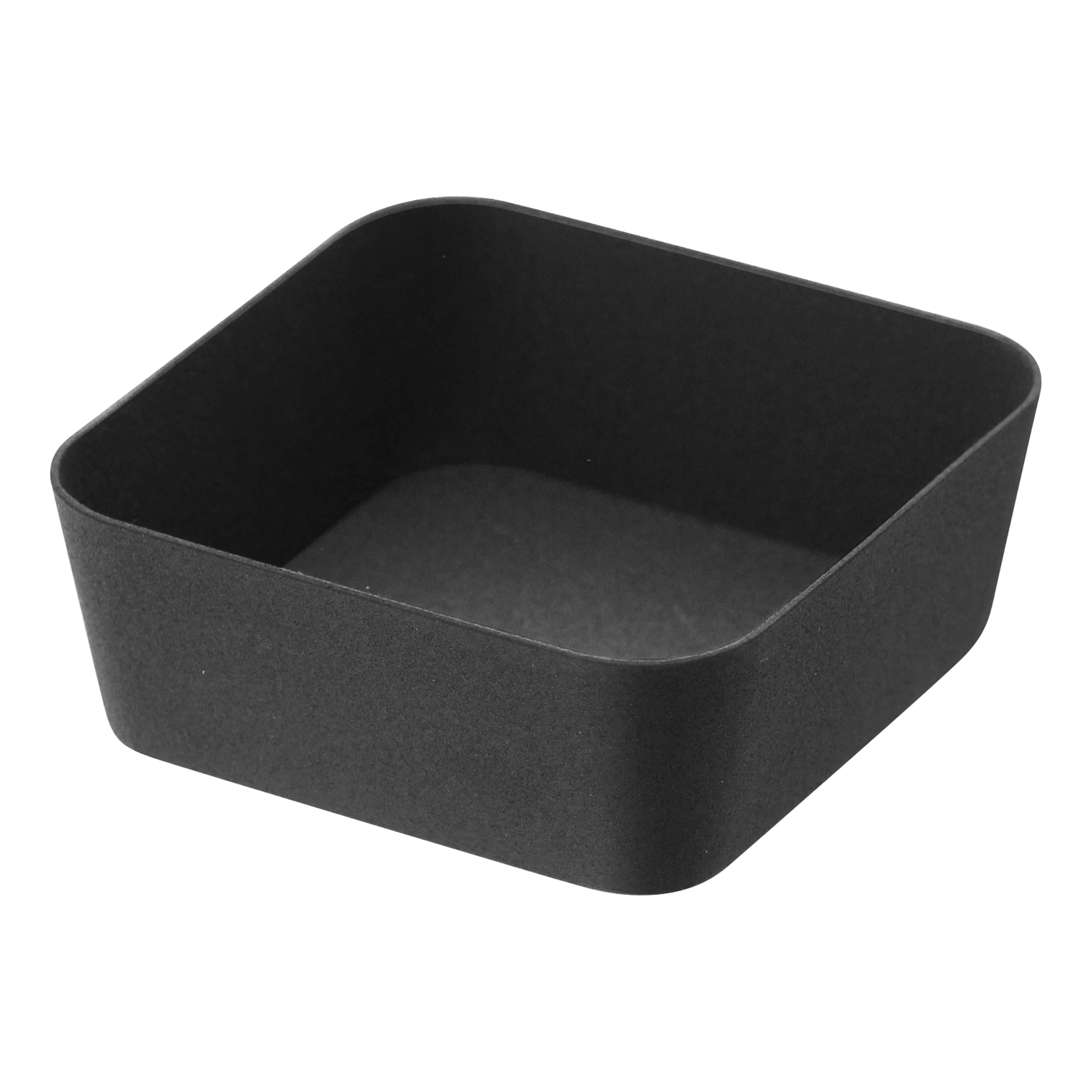 Yamazaki Tower Amenity Tray S – Minimalist Black Steel Bathroom Organizer
