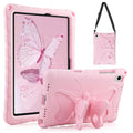 Aolcev Samsung Galaxy Tab A11+ A9+ Kids Case – Butterfly Stand & Strap