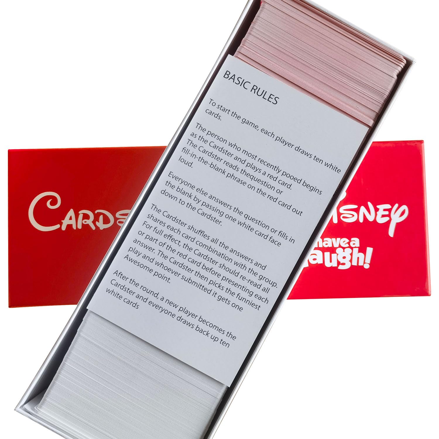 You Laugh You Drink Card Game for Disney Fans - Adult Party (Red)