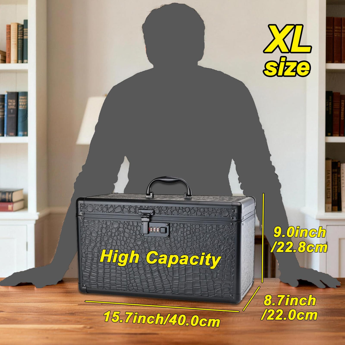 Pogianhae Medicine Lock Box with Code, Secure Multipurpose Locking Box - image 3